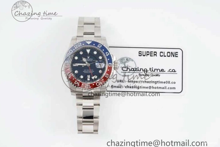 Blue CHS Edition Steel Red APSF Ceramic Dial II GMT-Master 904L 126719 Best BLRO Blue VR3285 1:1 0518